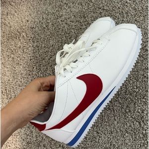 Brand new NEVER WORN Red & Blue Nikes